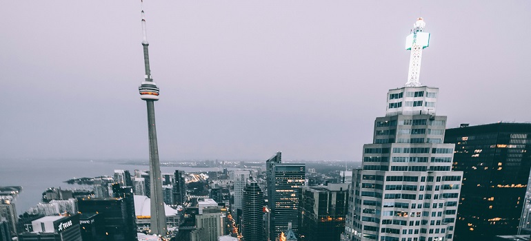 aerial view of Toronto