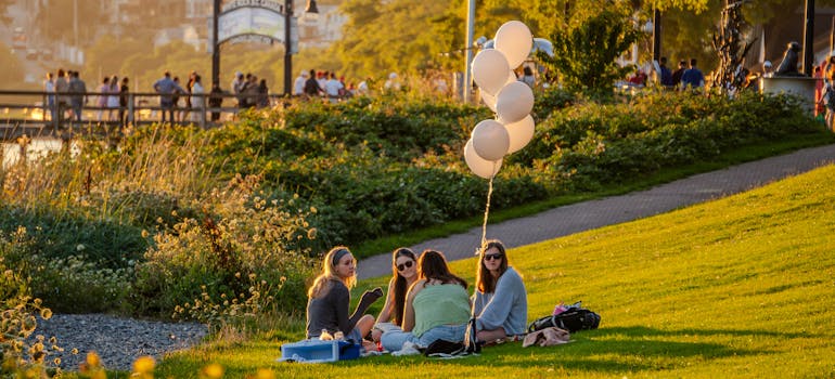 People in the park
