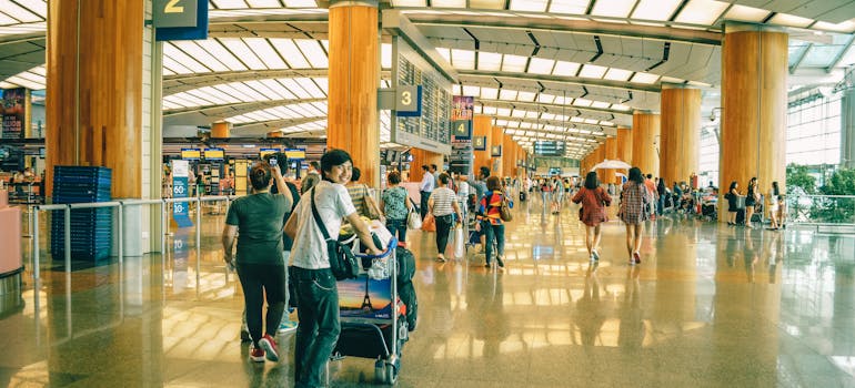People at the airport
