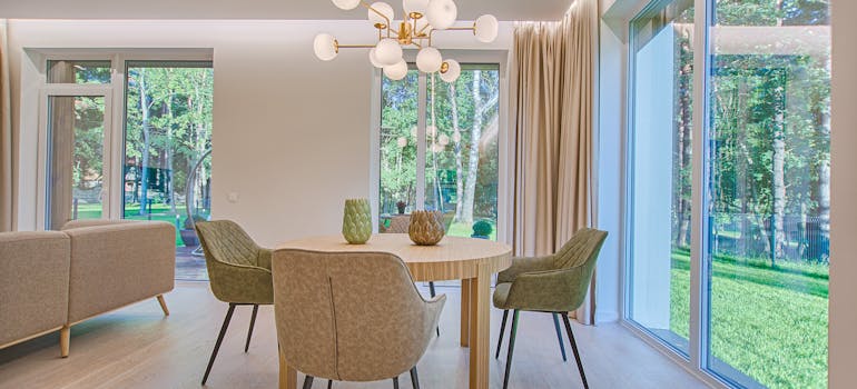 A modern living room