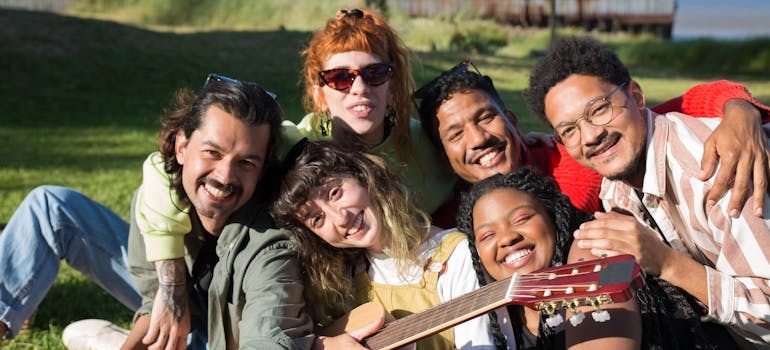A group of friends
