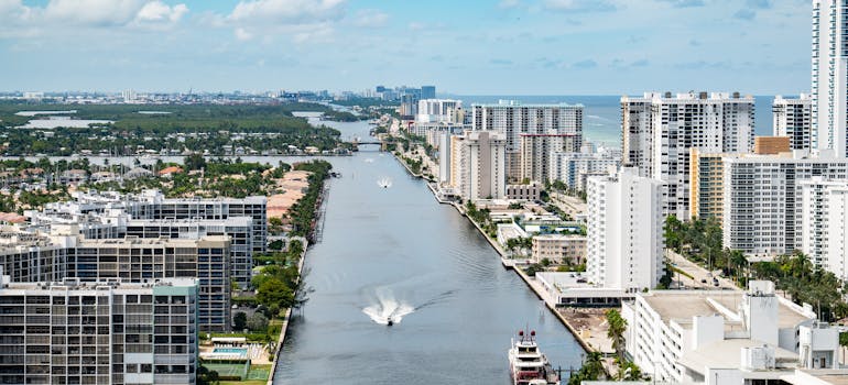 Aerial view of Fort Lauderdale