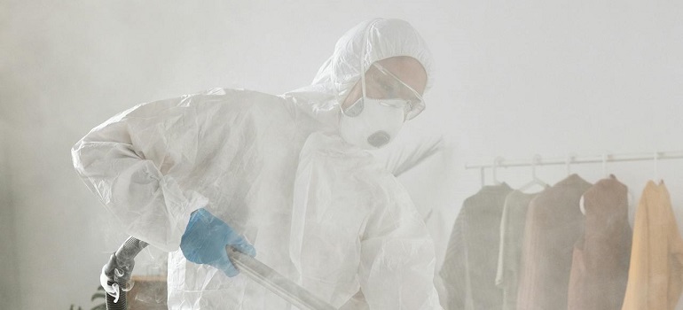 a man dealing with pest infestations in Toronto