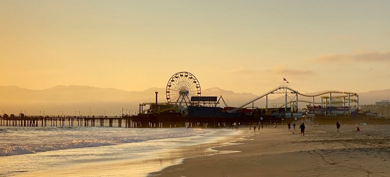 Santa Monica beach