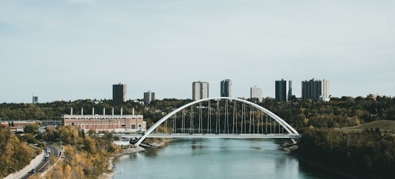 A bridge in Edmonton