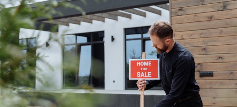 Home for sale sign