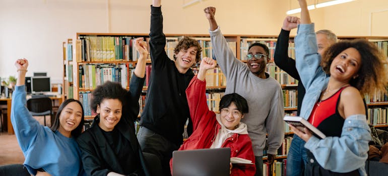 Students in the classroom