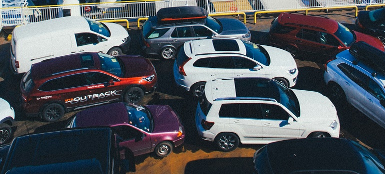cars during transport